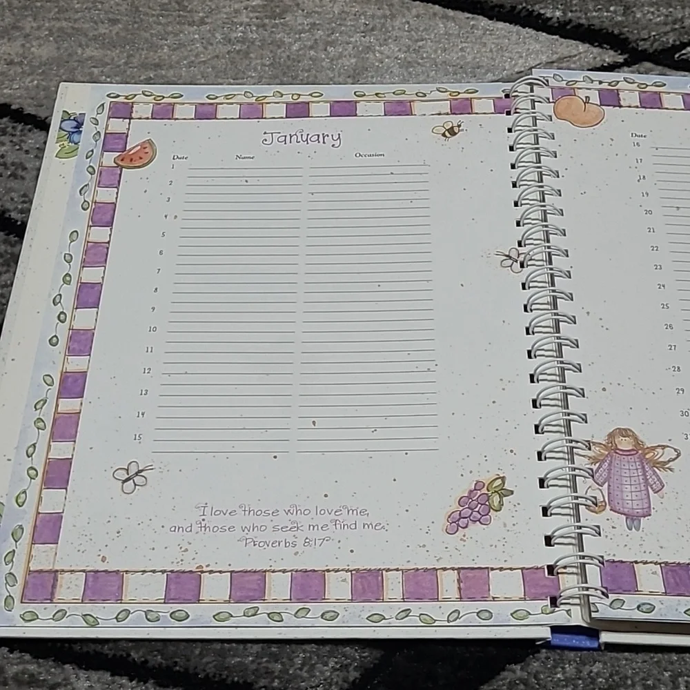 JOY MARIE DATE KEEPER CARDS ASSORTMENT ENVELOPES ORGANIZER
